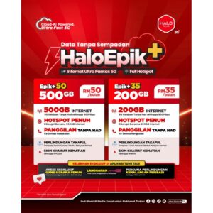 Panduan Pelan Simkad Prepaid HaloTelco dan Pilihan Plan Internet