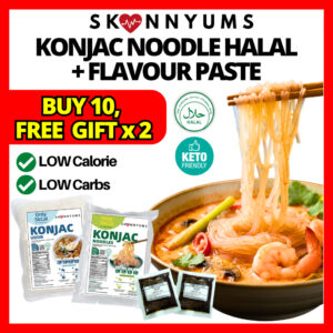 Mee dan Nasi SKINNY KONJAC Pilihan Diet Keto Rendah Kalori