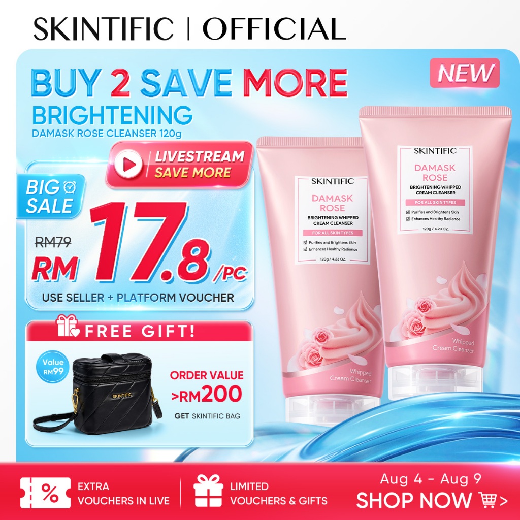 Adakah SKINTIFIC Damask Rose Whipped Cleanser Pilihan Sesuai untuk Rutin Cuci Muka Anda?