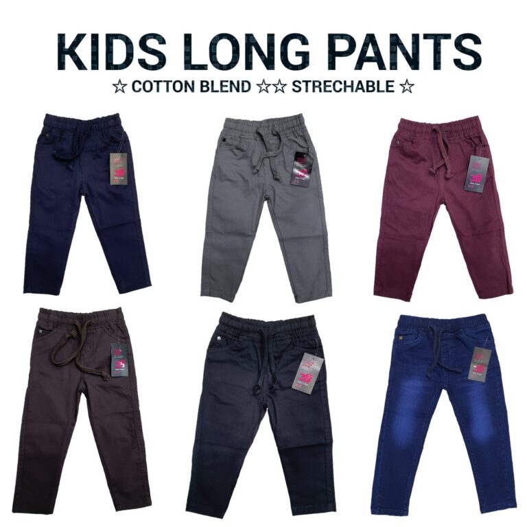 Slack Pants Kids: Pilihan Seluar Harian Yang Selesa Untuk Anak Berusia 1 Hingga 12Tahun