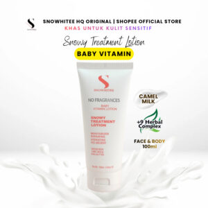 SNOWHITEE SNOWY TREATMENT LOTION-NO Fragrance-100ML-Baby LOTION: Adakah Sesuai untuk Kulit Sensitif?