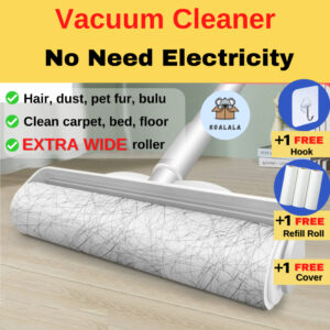 Sticky Lint Roller untuk Tanggal Bulu Haiwan dan Habuk Pakaian