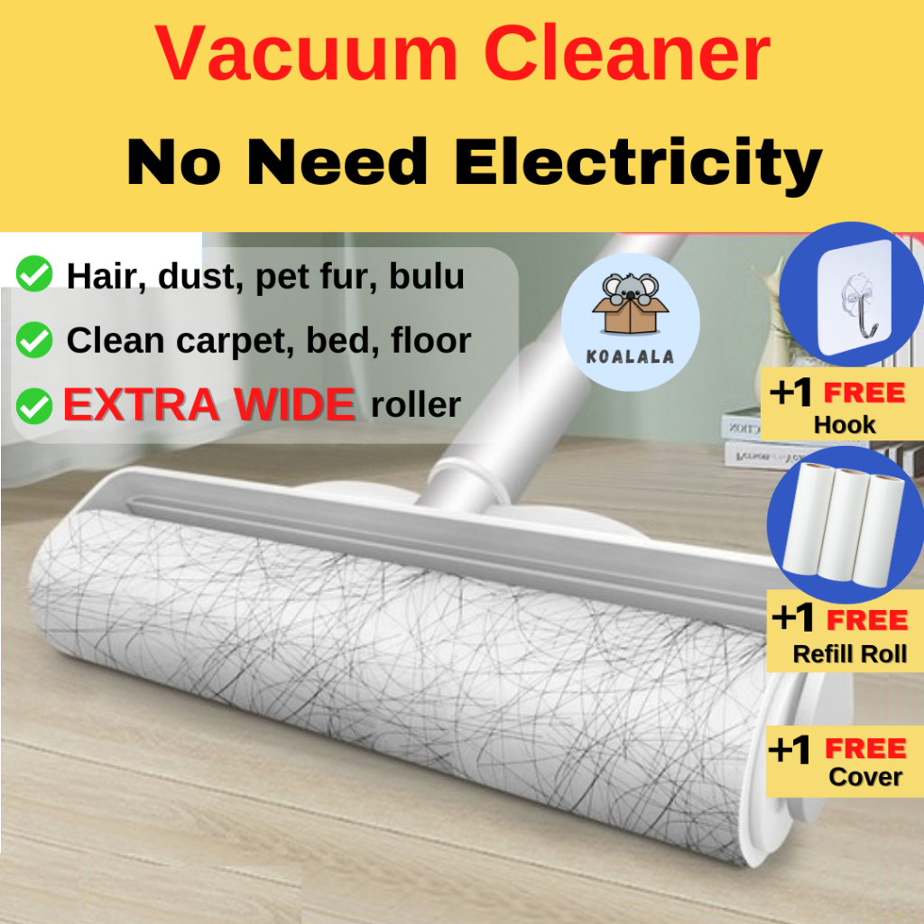 Sticky Lint Roller untuk Tanggal Bulu Haiwan dan Habuk Pakaian