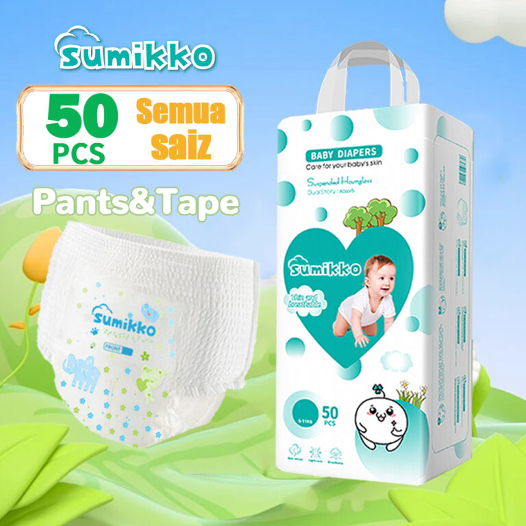 Sumikko Baby Diapers Pants 50pcs: Saiz, Ciri Bocor dan Panduan Pilih