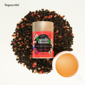 Supercube Sweet Peach Oolong Tea Sunlit Bloom: Ciri dan Campuran Teh Premium