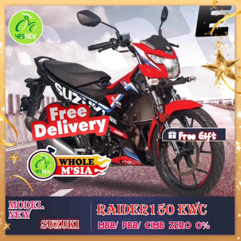 SUZUKI Raider R150 Fi: Kenali Ciri Asas dan Spesifikasi Model Ini