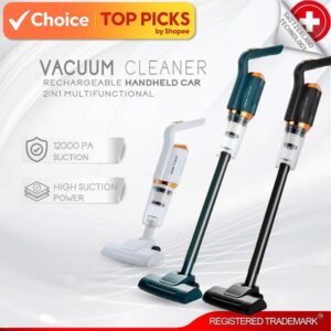 Swiss Thomas Cordless Handheld Vacuum Cleaner dengan Pad Mop untuk Kereta dan Rumah