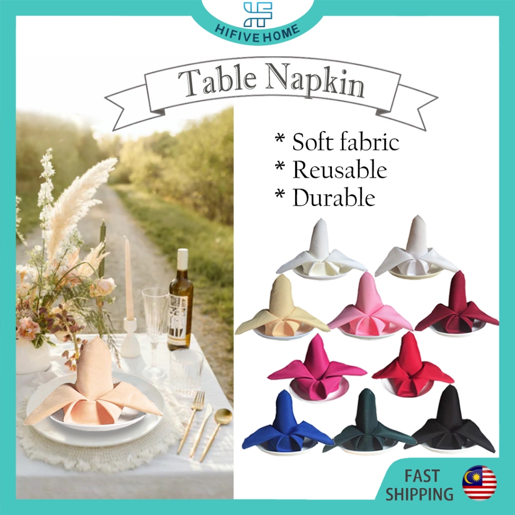 Table Napkin Cloth Pilihan Meja Makan, Event dan Kenduri