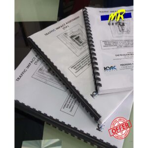 Perkhidmatan Penjilidan Tape dan Comb Berserta Cover Plastik Percuma