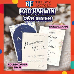 TBF Own Design A6 Kad Kahwin Digital Print