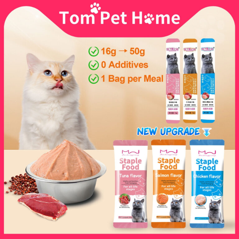 Adakah Makanan Kucing Basah TOM Pouch 50g Sesuai untuk Si Manja Anda?