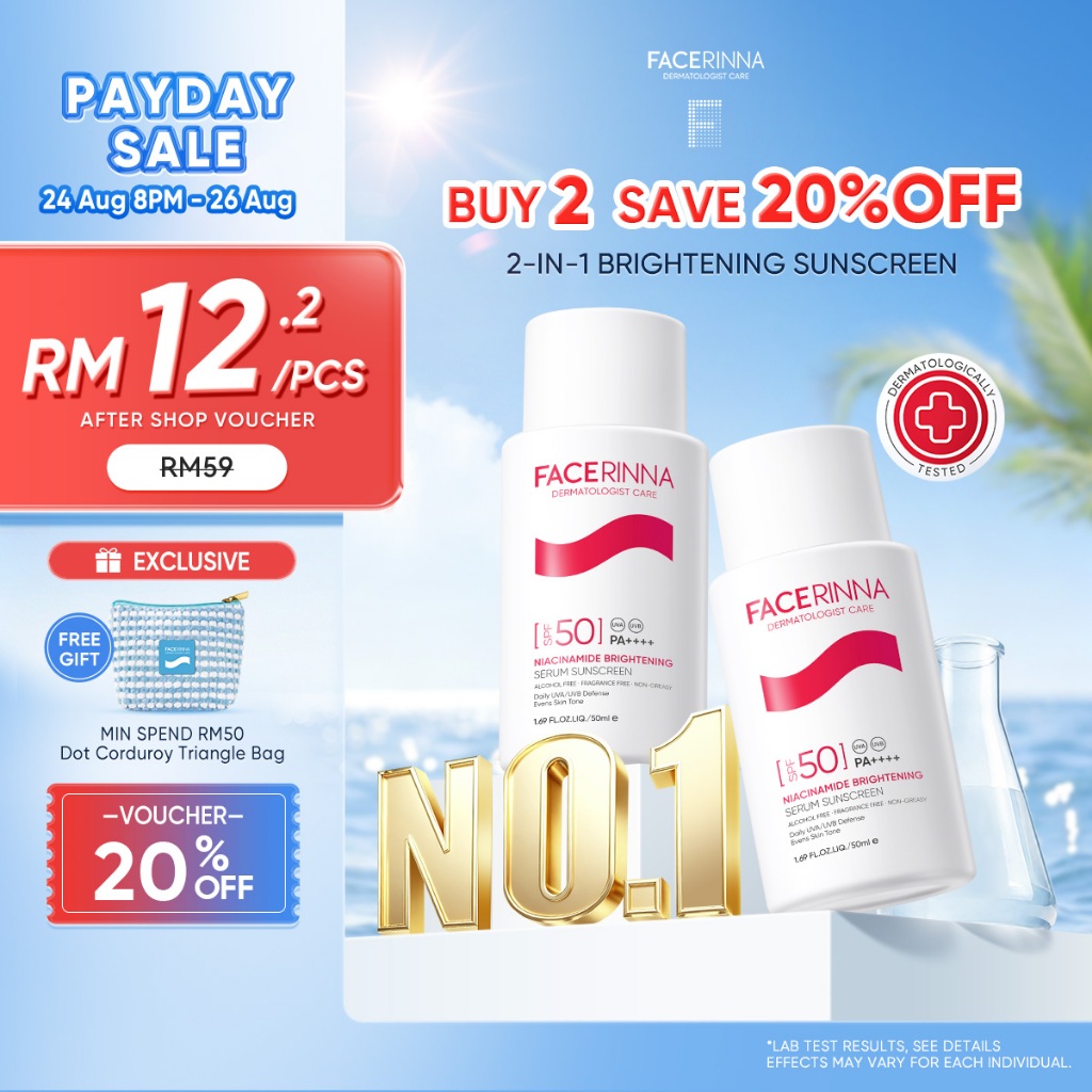 FACERINNA Serum Sunscreen SPF50+ PA++++