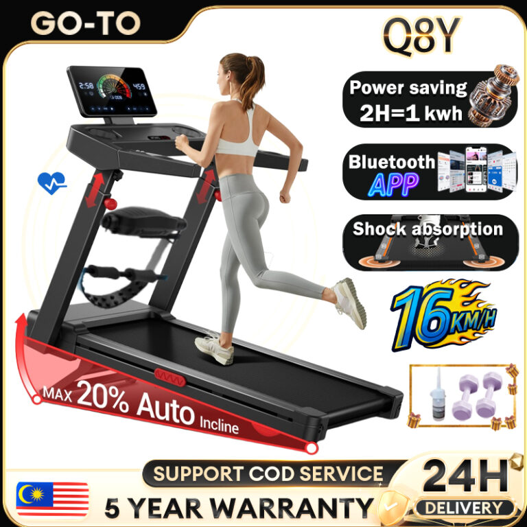 Memilih Treadmill Auto Incline Lipat untuk Senaman di Rumah