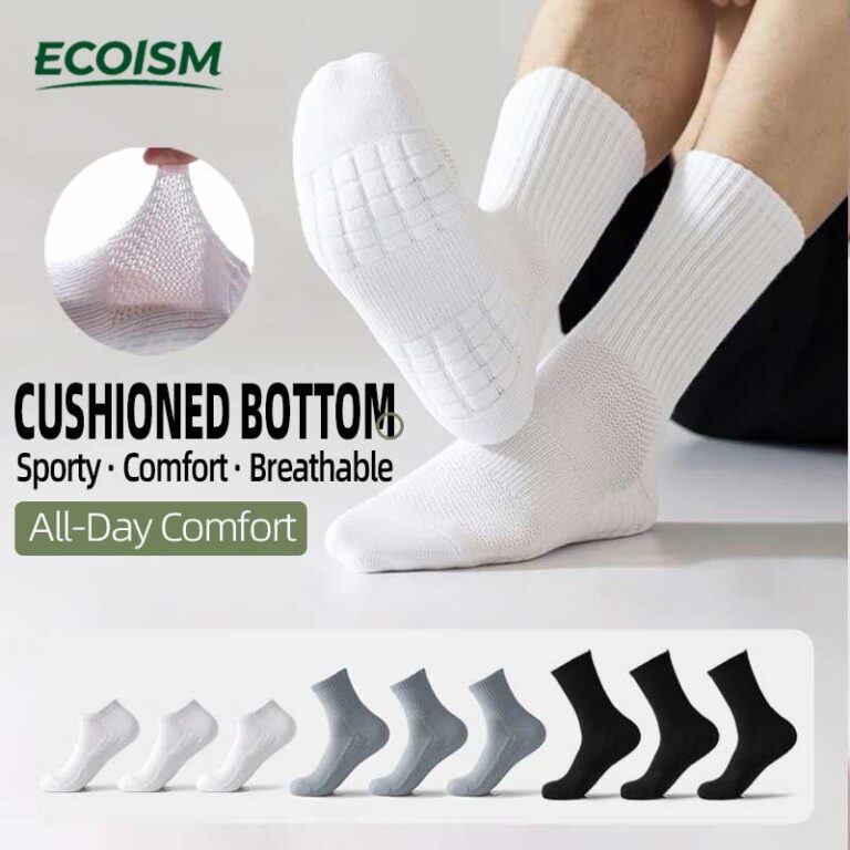 Unisex Thickened Cushion Sports Socks: Pilihan Pendek, Mid-Calf dan Panjang
