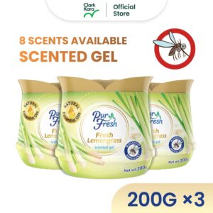 Purfresh 3PK Room Fresh Air Freshener Gel Penghalau Nyamuk