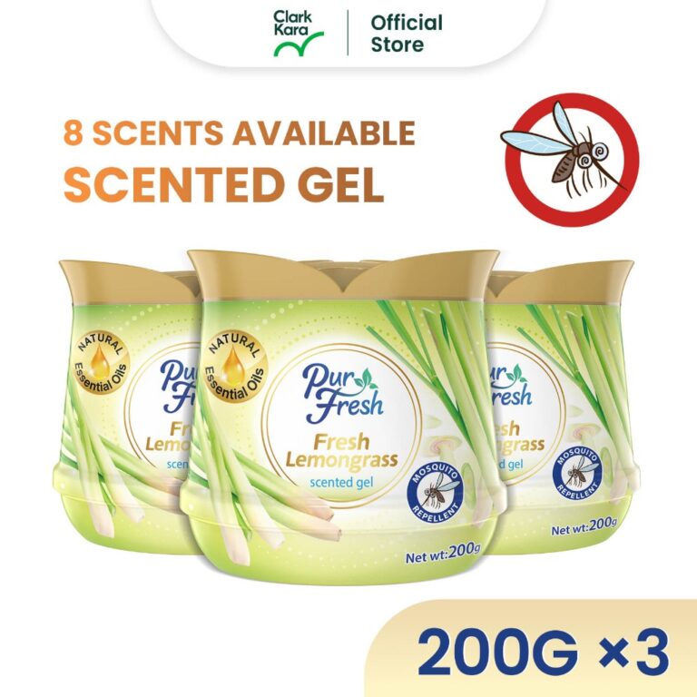 Purfresh 3PK Room Fresh Air Freshener Gel Penghalau Nyamuk