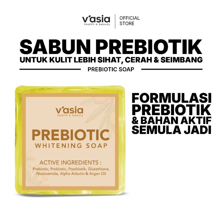 Sabun PENCERAH V'ASIA PREBIOTIC WHITENING Soap: Fungsi dan Kesesuaian