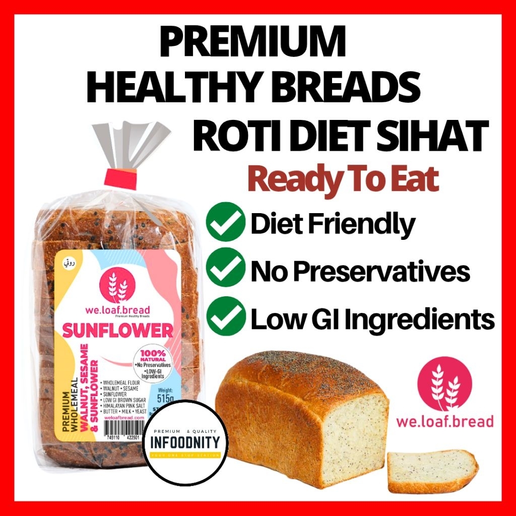 Analisis Roti Sihat WE LOAF BREAD: Pilihan LOW GI Untuk Diet Harian