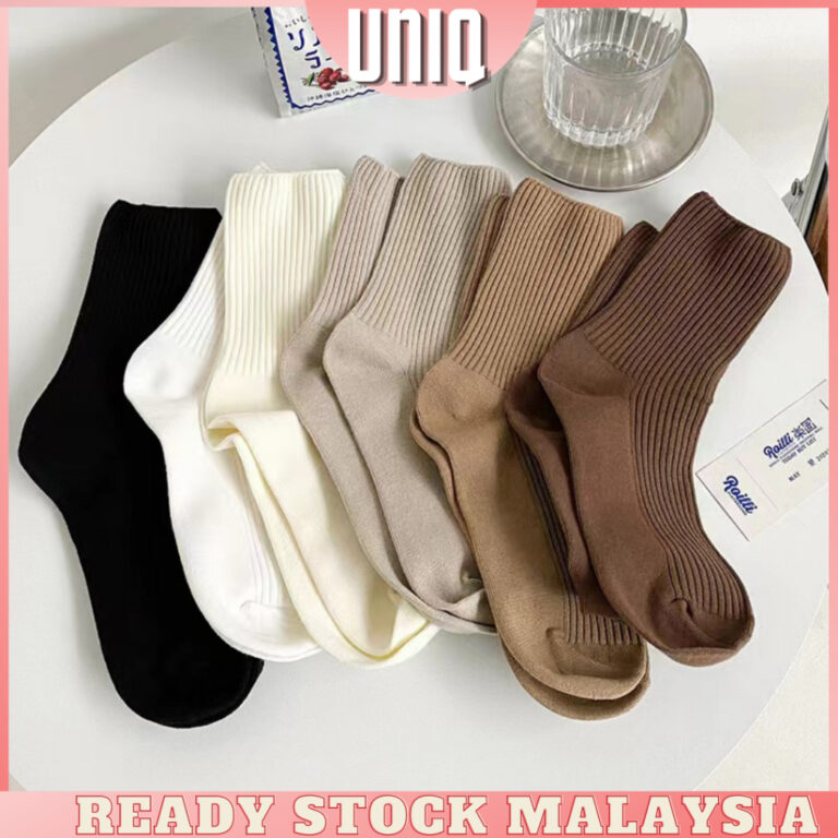 Women's Solid Color Tube Cotton Sock: Ciri, Kegunaan dan Apa yang Perlu Disemak