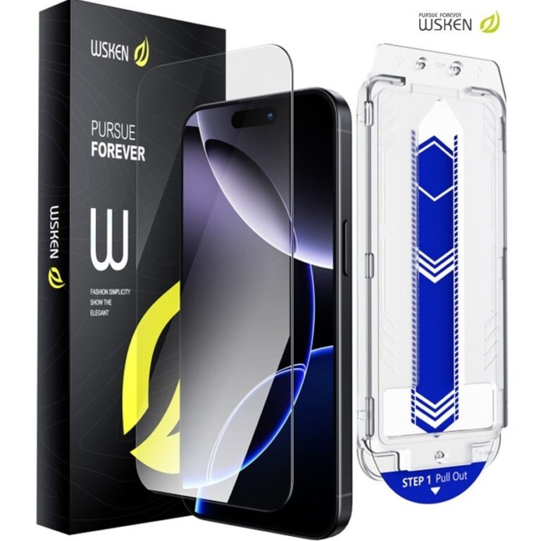 WSKEN No Black Border HD Tempered Glass untuk iPhone: Perlindungan Skrin Jelas Tanpa Bingkai