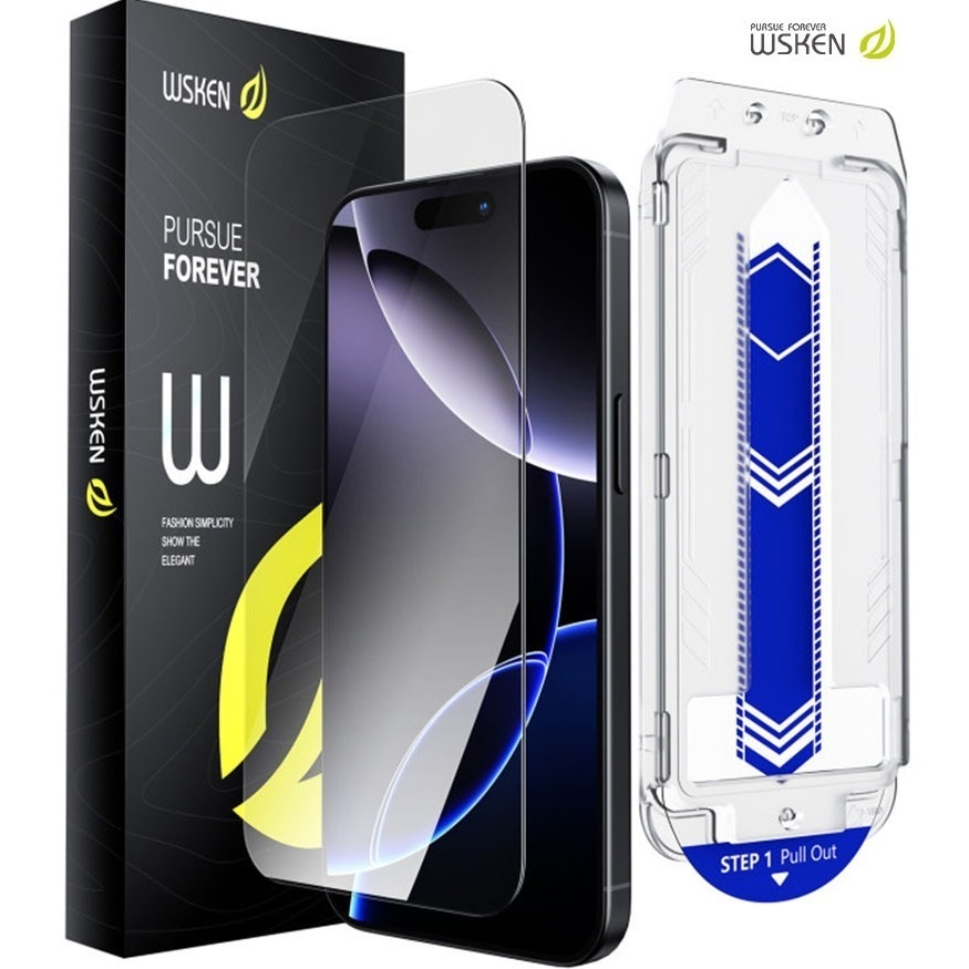 WSKEN No Black Border HD Tempered Glass untuk iPhone: Perlindungan Skrin Jelas Tanpa Bingkai