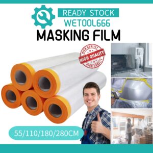 WT Masking Film With Tape 55/110/180/280 cm: Panduan Memilih Ukuran dan Kegunaannya