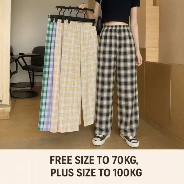 YAN@YAN Women Long Loose Pants Trousers: Ciri Seluar Panjang Longgar Bergetah