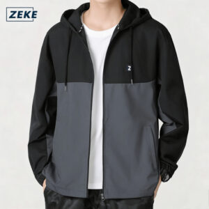 ZEKE C0047 Men's Waterproof Hooded Jacket
