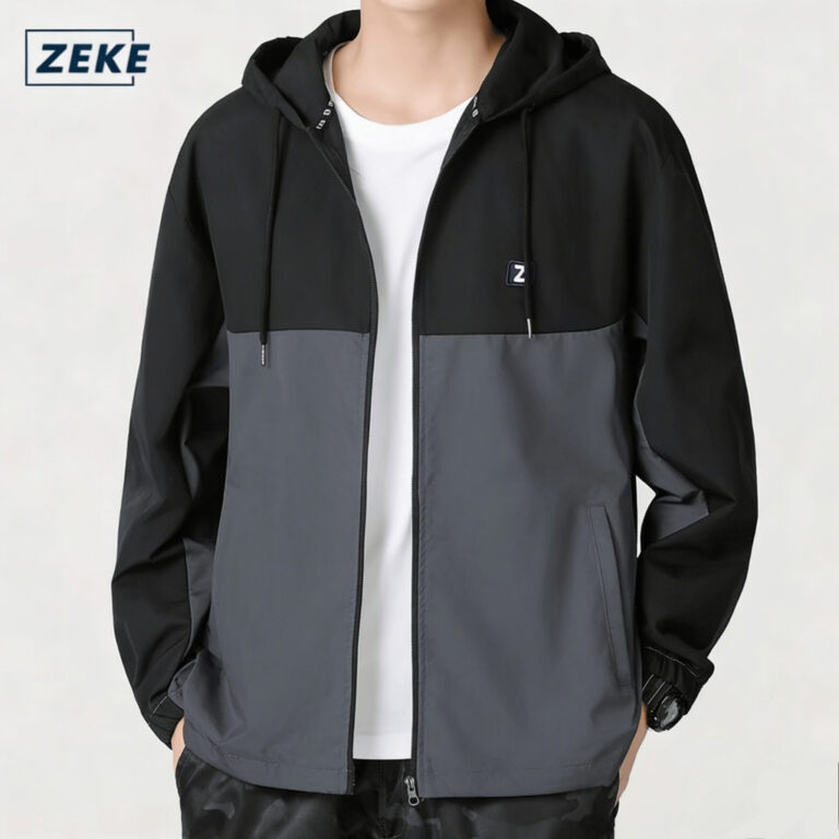 ZEKE C0047 Men's Waterproof Hooded Jacket