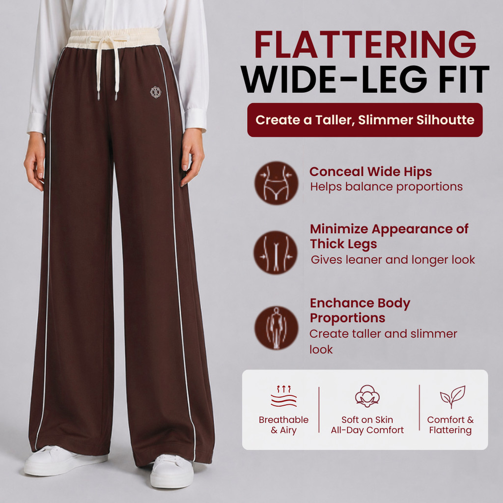 Semak Fakta Material dan Potongan ZOE ARISAH Jerena Roscoe Sweat Pants sebelum Beli
