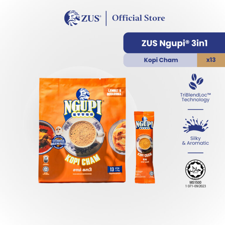 Adakah ZUS NGUPI® 3in1 Instant Coffee - Kopi Cham Pilihan Praktikal untuk Rasa Kopitiam di Rumah?
