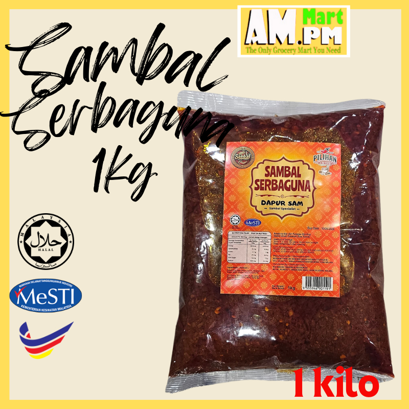 [1KG] Best Recipe Sambal Serbaguna - Ciri, Kegunaan dan Semakan Pembeli
