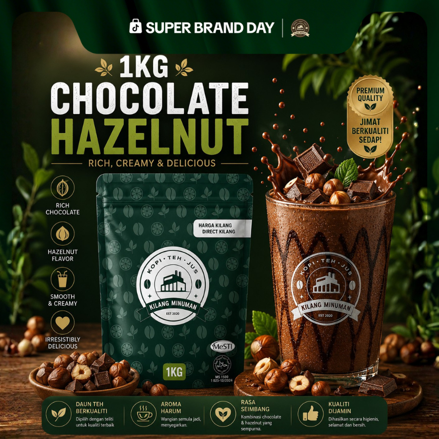 Chocolate Hazelnut 1KG Kurang Manis: Apa yang Perlu Anda Tahu