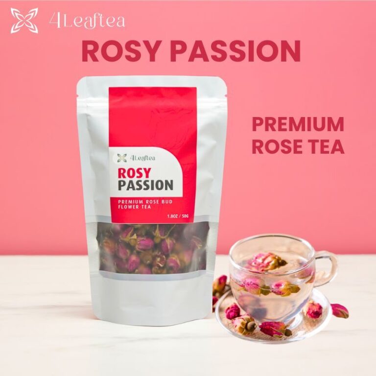 4Leaftea Rosy Passion: Kenali Teh Bunga Ros Premium