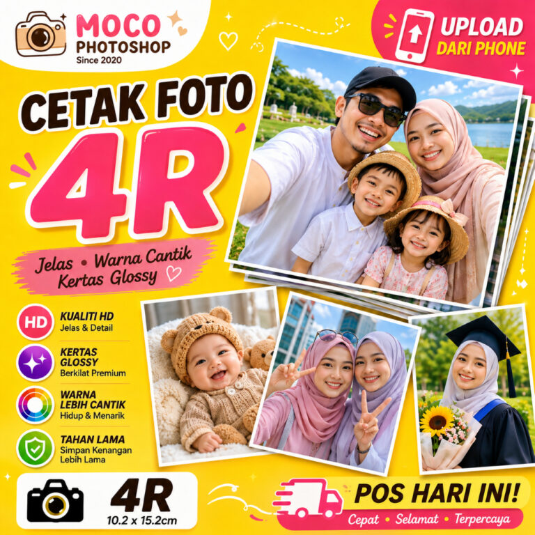 Cetak Foto Glossy 4R: Apa yang Perlu Anda Tahu sebelum Cuci Gambar HD