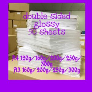 Kertas Foto A4 Double-Sided Glossy 100-300gsm 50 Helai: Ciri dan Kegunaan