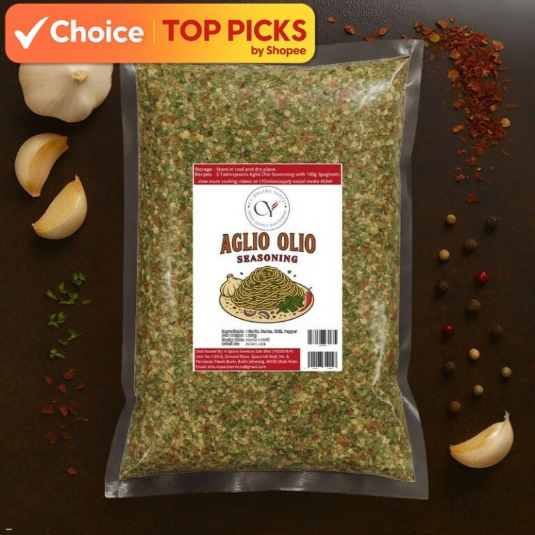 AGLIO OLIO SEASONING: Pilihan REMPAH SEGERA SPAGHETTI