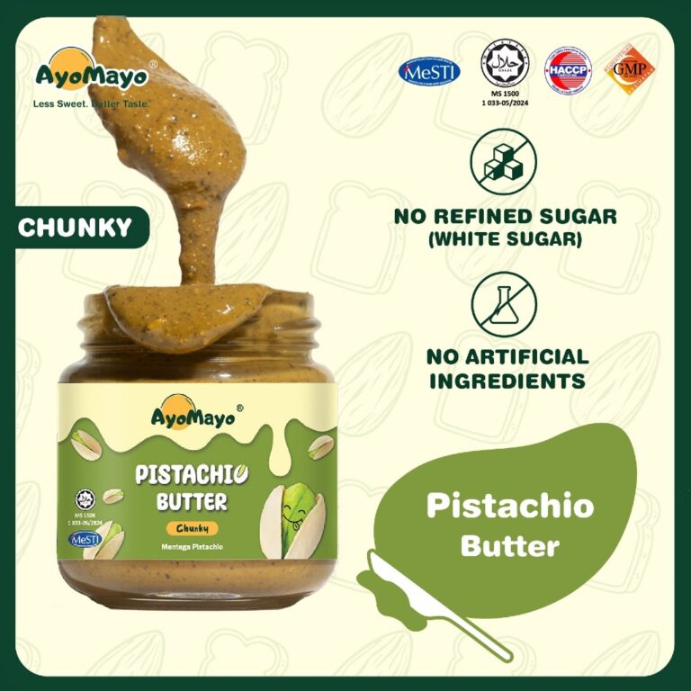 AYOMAYO Pistachio Butter Sauce 90G: Kenali Ciri dan Pilihan Sapuan