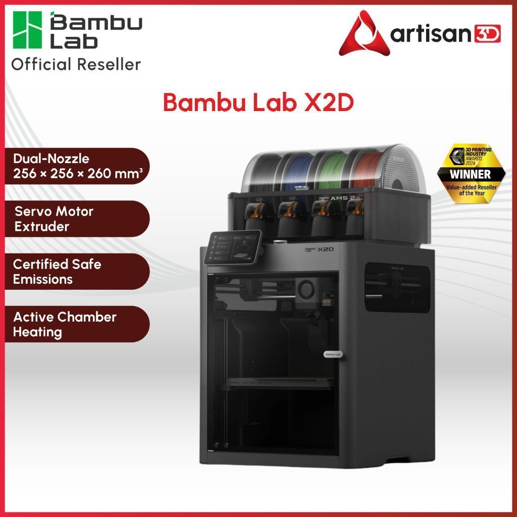 Bambu Lab X2D Combo: Apa yang Perlu Anda Tahu Mengenai Printer 3D Berbilang Warna Ini