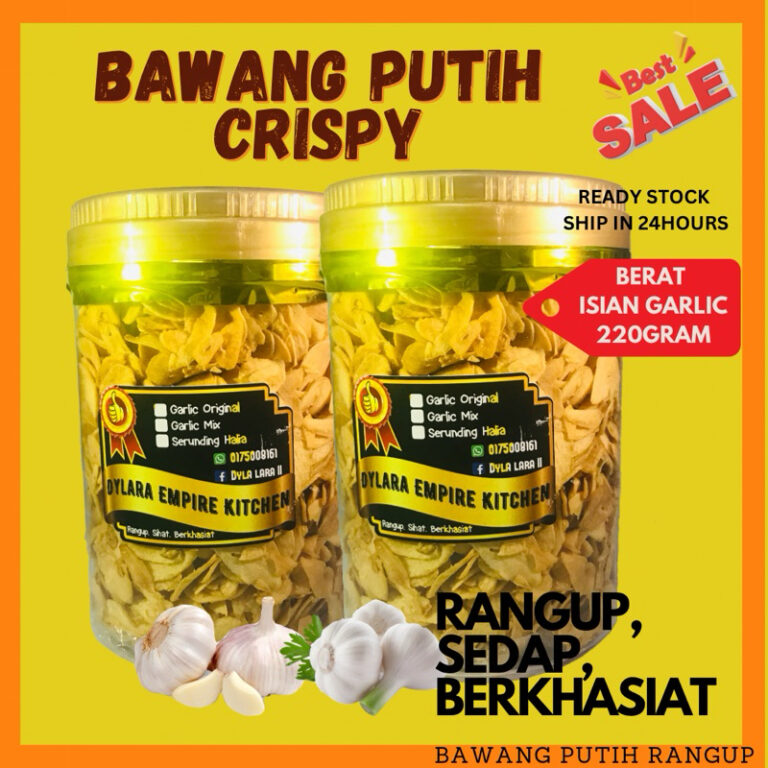 Bawang Putih Rangup Crispy Makanan Pantang