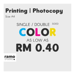 Perkhidmatan Cetakan Best Printing Service A4 Color Printingphotostate (80Gsm)