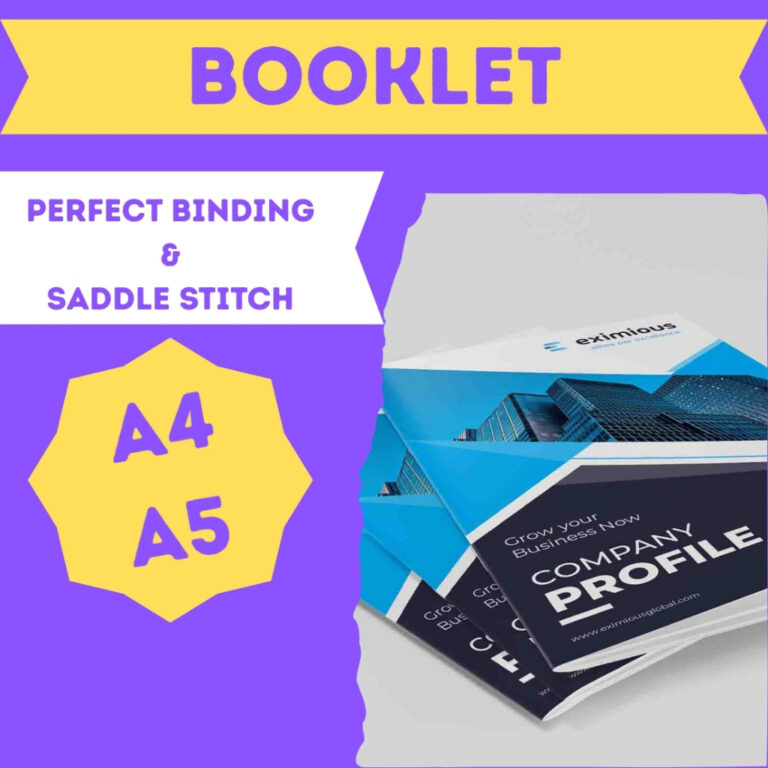 Booklet Printing: Pilihan Saiz A5, A4 dan Magazine untuk Bisnes Anda