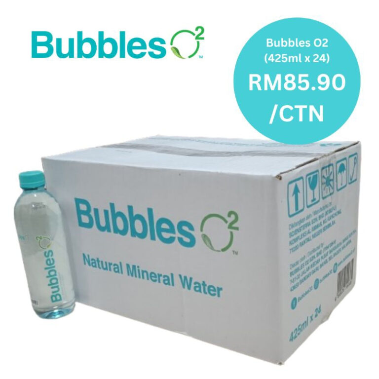 BUBBLES O2 425ML OXYGENATED MINERAL WATER: Apa yang Perlu Anda Tahu