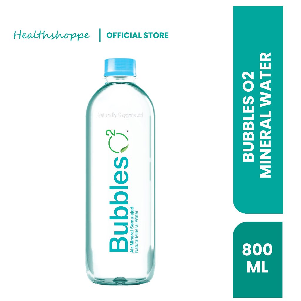 Bubbles O2 Mineral Water 800ml: Apa yang Perlu Anda Tahu Mengenai Air Mineral Diperkaya Oksigen