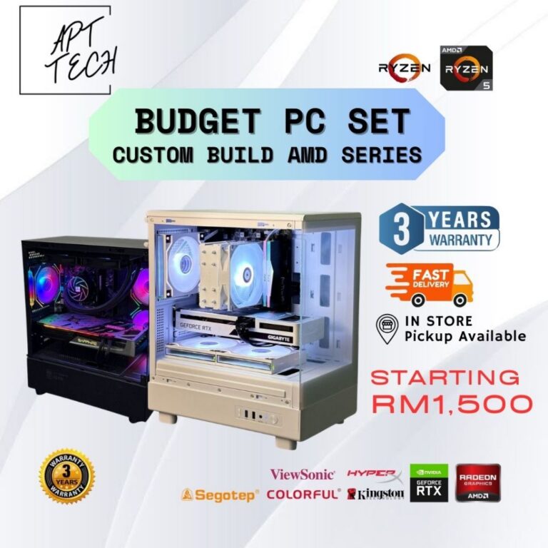 Panduan Memilih BUDGET GAMING PC PACKAGE: Pilihan Spesifikasi dan Semakan Komponen