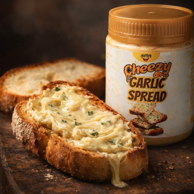 CHEEZY GARLIC SPREAD BY AUMM: Ciri dan Kegunaan