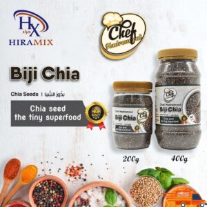 Chia Seeds Organik: Pilihan Saiz 100g Hingga 400g dan Ciri Superfood