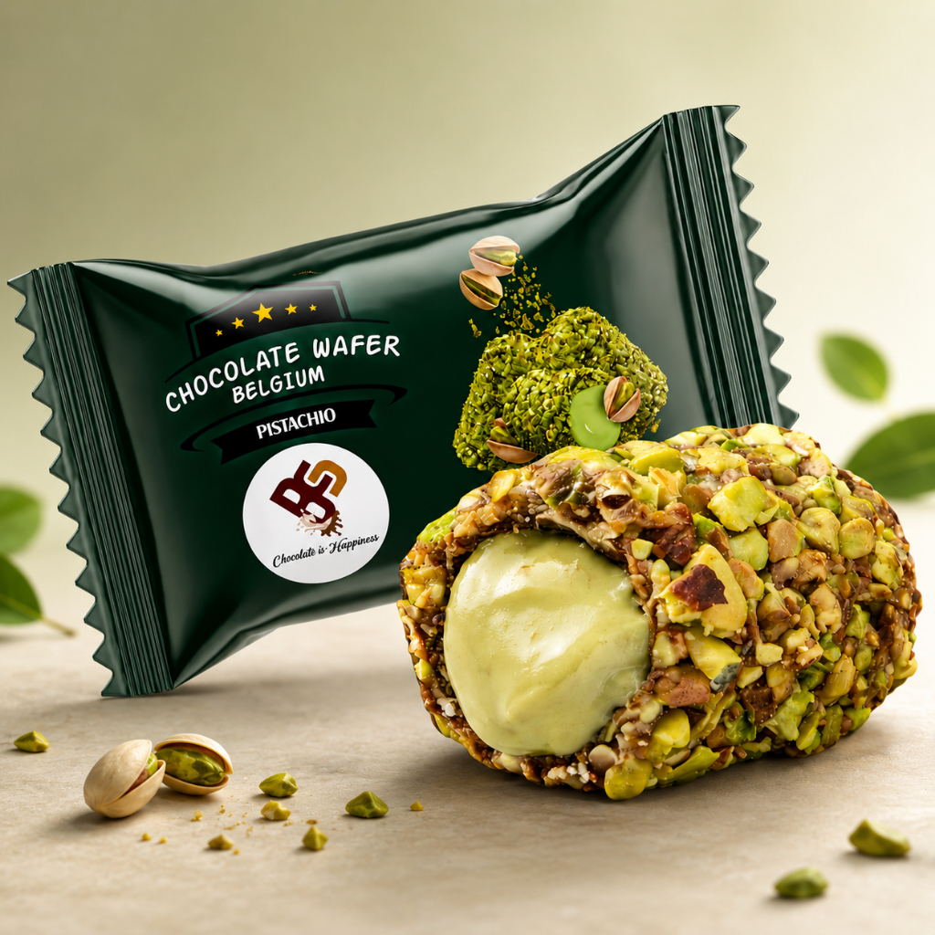 Chocolate Belgium pistachio Original Medina Mecca