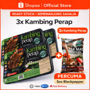 COMBO 3 KAMBING PERAP dan 3 AYAM SPICY