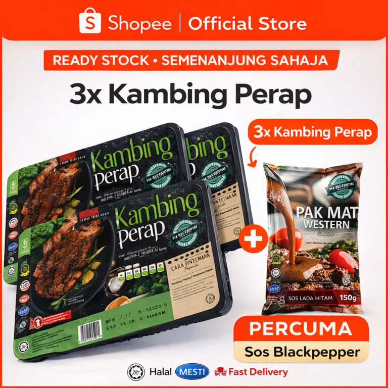 COMBO 3 KAMBING PERAP dan 3 AYAM SPICY